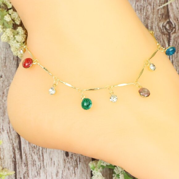 Dainty Anklet for Women – Elegant Everyday Jewelry & Perfect Gift | MLCRC1403 - Picture 6 of 10